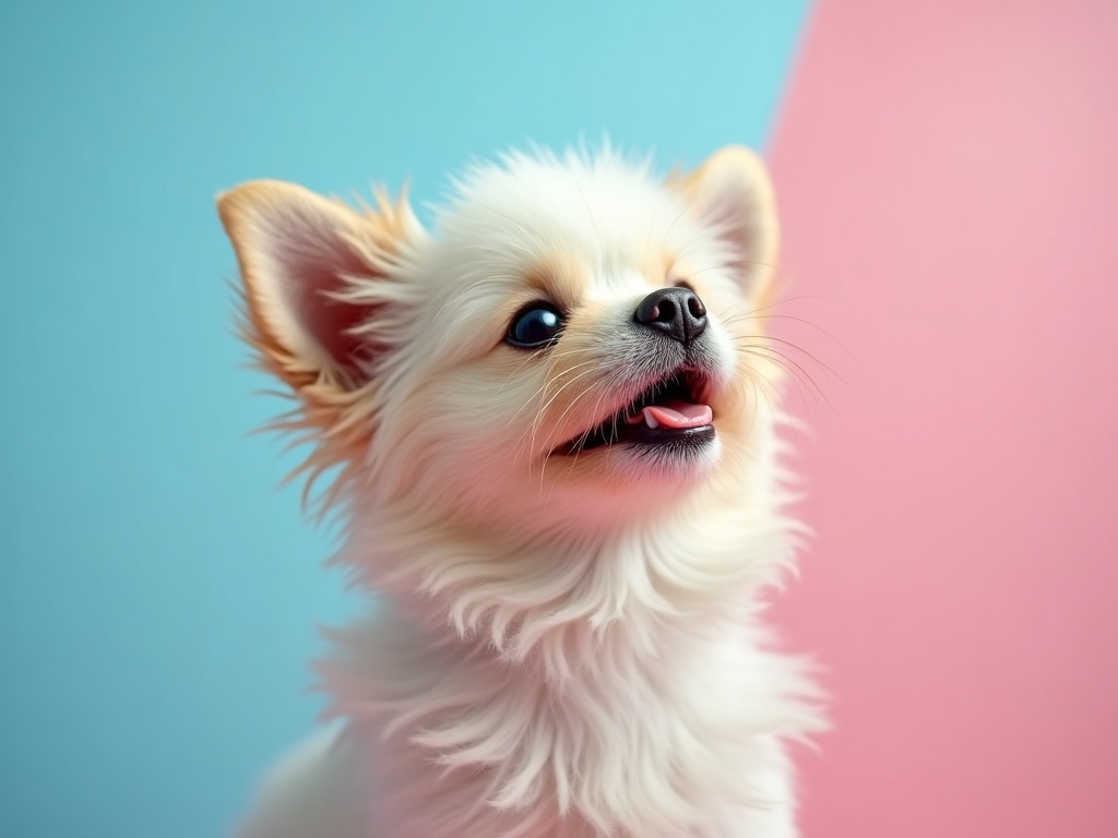 A dog being gently groomed at Mountain Pawz